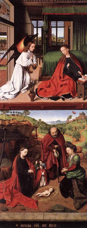 CHRISTUS, Petrus Annunciation and Nativity jkhj Sweden oil painting art